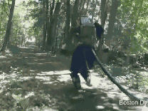 Boston Dynamics (Google) hace correr a un robot de casi dos metros por el bosque