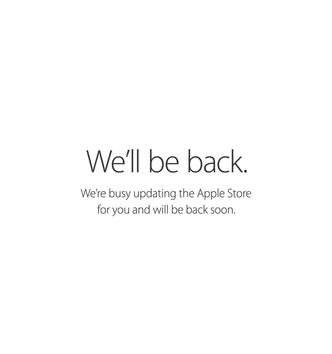 Se cierra el Apple Store hasta la presentación del nuevo iPhone 6s