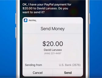 Siri aprende a enviar y recibir dinero a través de PayPal