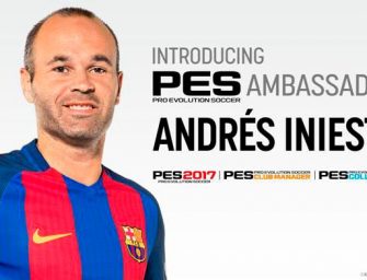 Konami nombra a Andrés Iniesta embajador de PES 2017