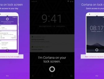 Cortana estará presente en la pantalla de bloqueo de los Android